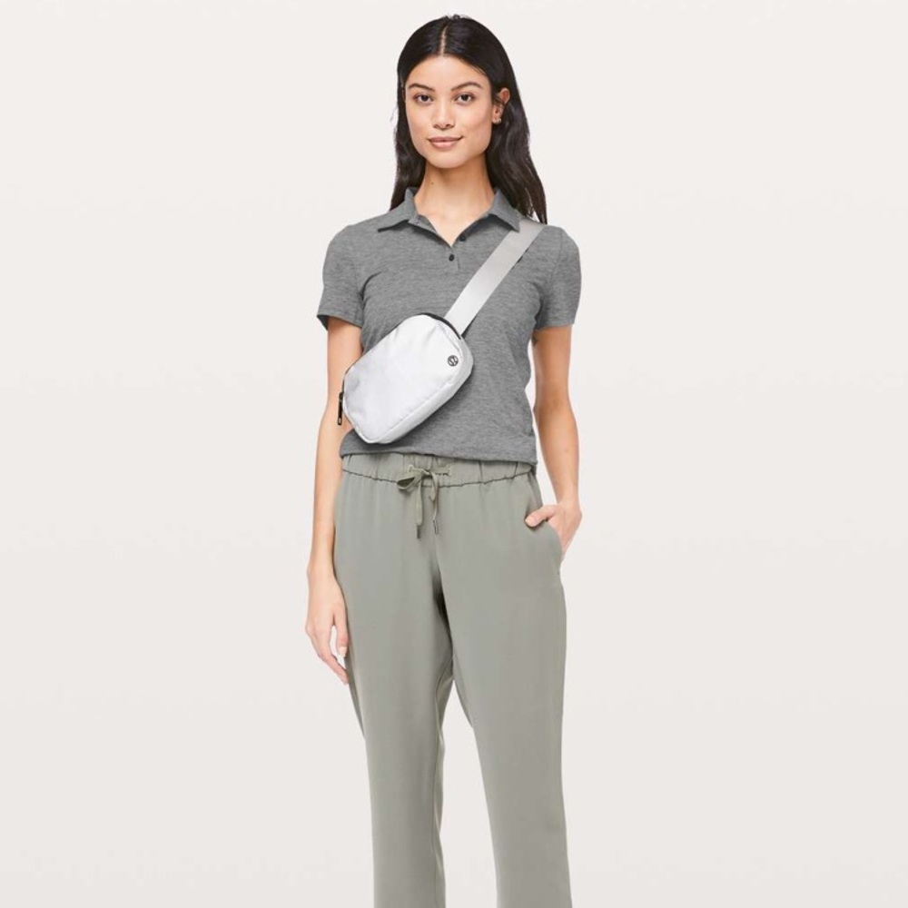Lululemon 🍋 Charcoal Short Sleeve Polo